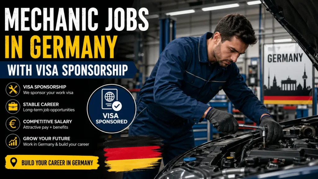 Mechanic Jobs in Germany with Visa Sponsorship 2026