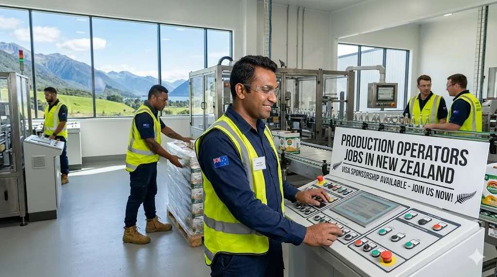 Production Operators Jobs in New Zealand with Visa Sponsorship 2026