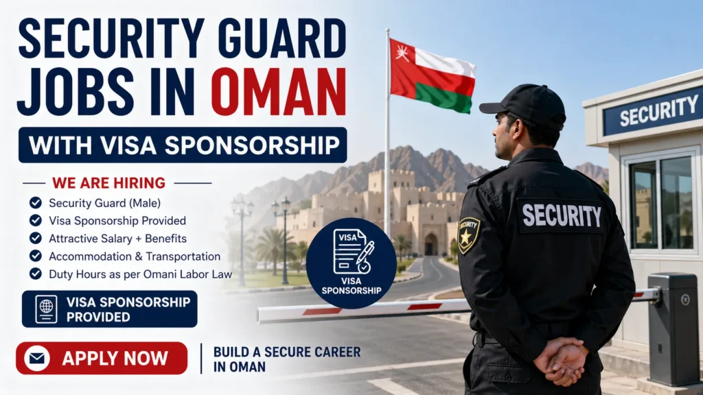 Security Guard Jobs in Oman with Visa Sponsorshi