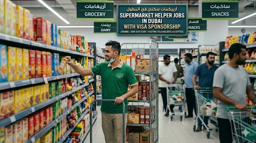 Supermarket Helper Jobs in Dubai with Visa Sponsorship 2026