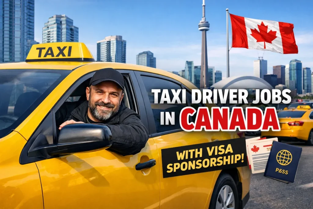 Taxi Driver Jobs in Canada with Visa Sponsorship 2026