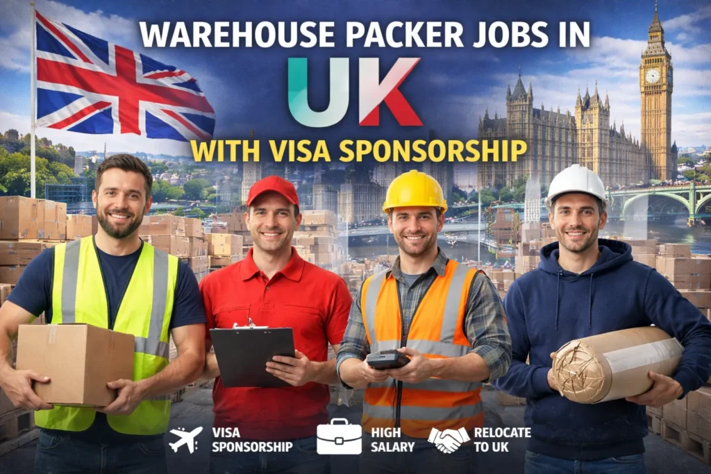 Warehouse Packer Jobs in UK with Visa Sponsorship