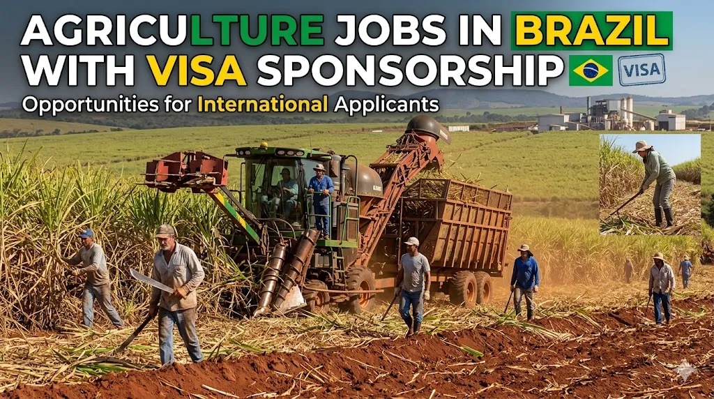 Agriculture Jobs in Brazil with Visa Sponsorship 2026