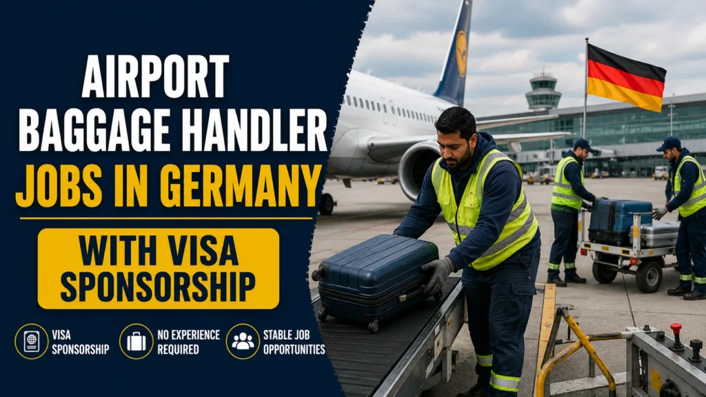 Airport Baggage Handler Jobs in Germany with Visa Sponsorship