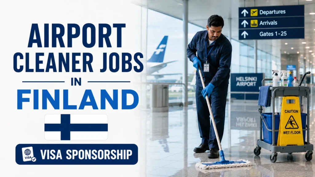 Airport Cleaner Jobs in Finland with Visa Sponsorship
