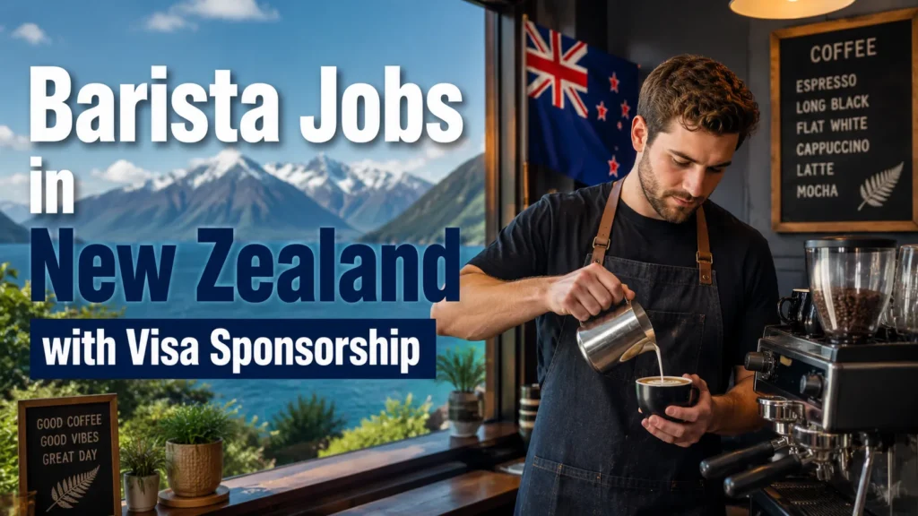 Barista Jobs in New Zealand with Visa Sponsorship