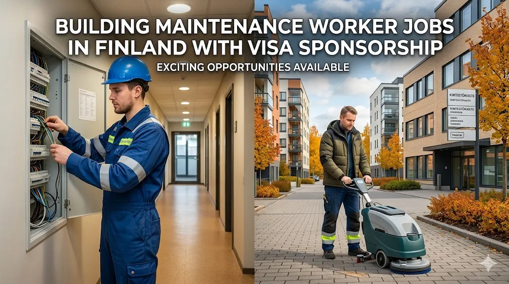 Building Maintenance Worker Jobs in Finland with Visa Sponsorship 2026