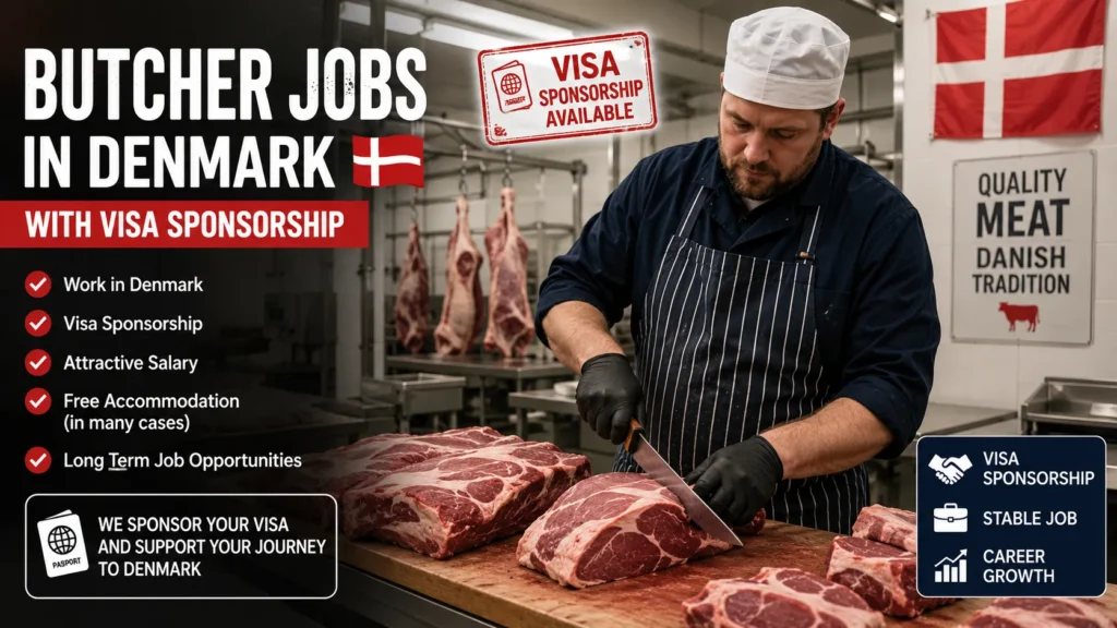 Butcher Jobs in Denmark with Visa Sponsorship