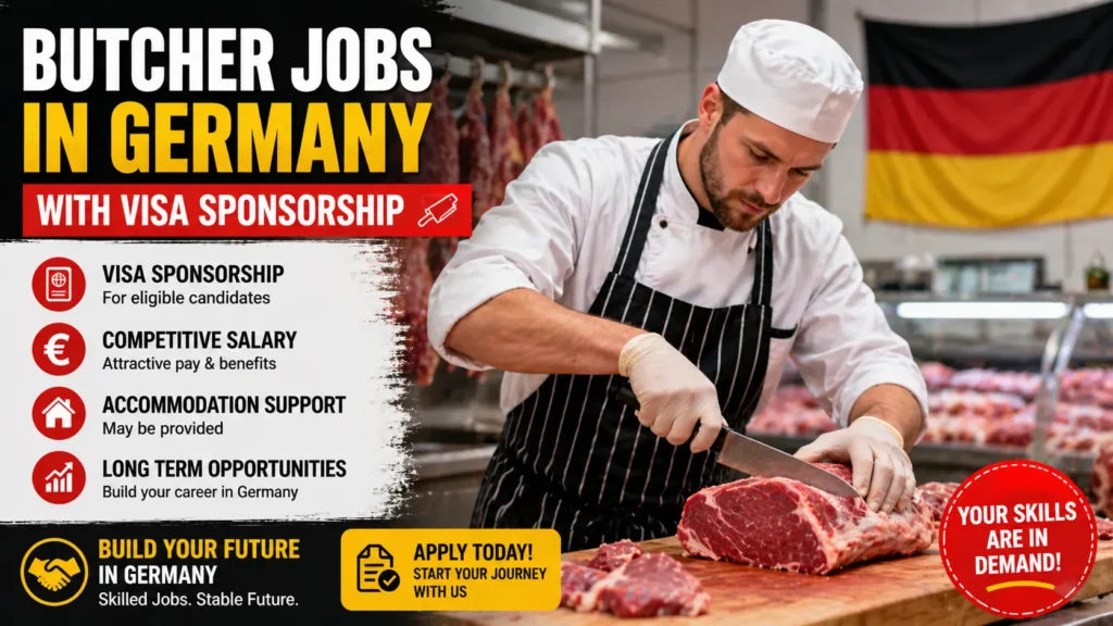 Butcher Jobs in Germany with Visa Sponsorship