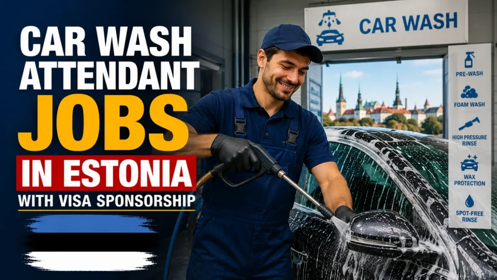 Car Wash Attendant Jobs in Estonia with Visa Sponsorship 2026