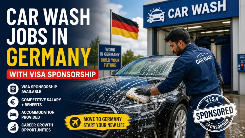 Car Wash Jobs in Germany with Visa Sponsorship