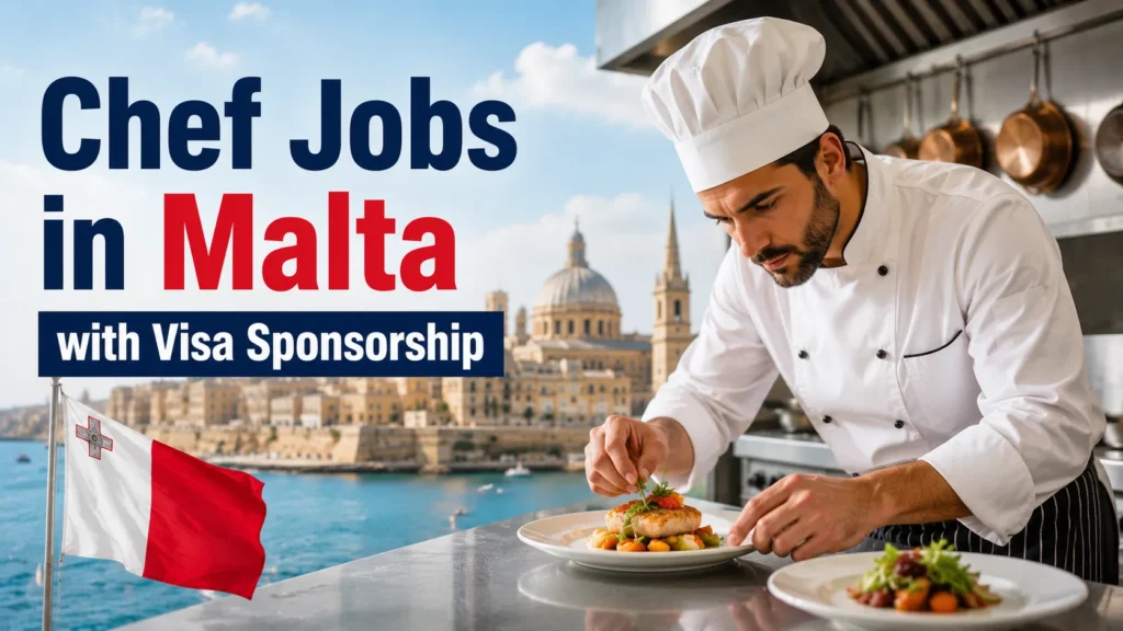 Chef Jobs in Malta with Visa Sponsorship 2026