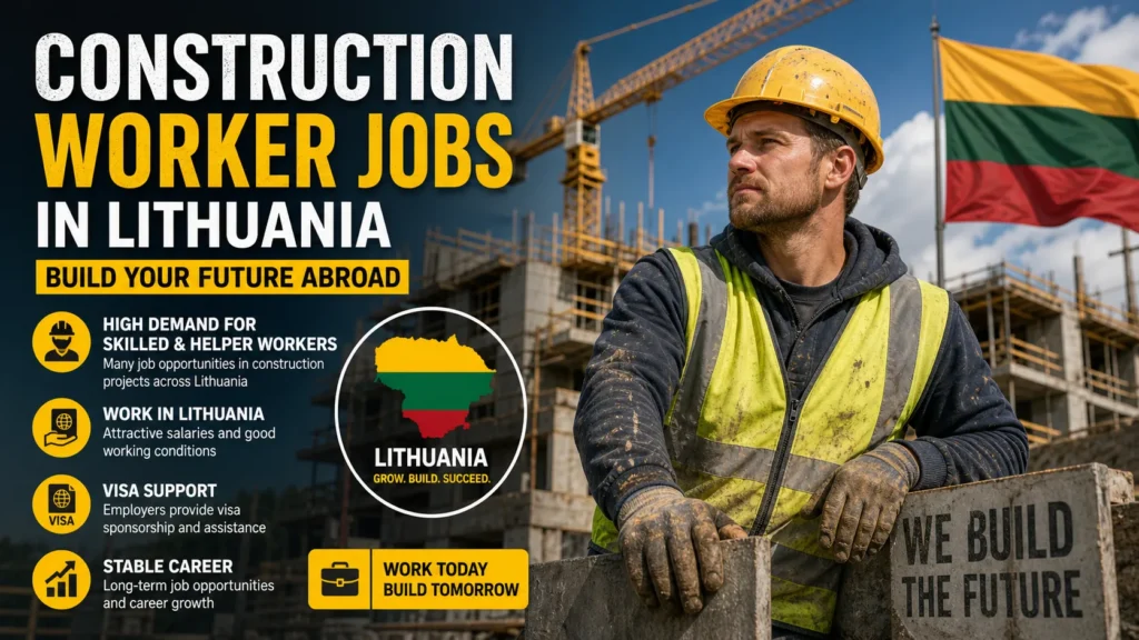 Construction Worker Jobs in Lithuania 2026