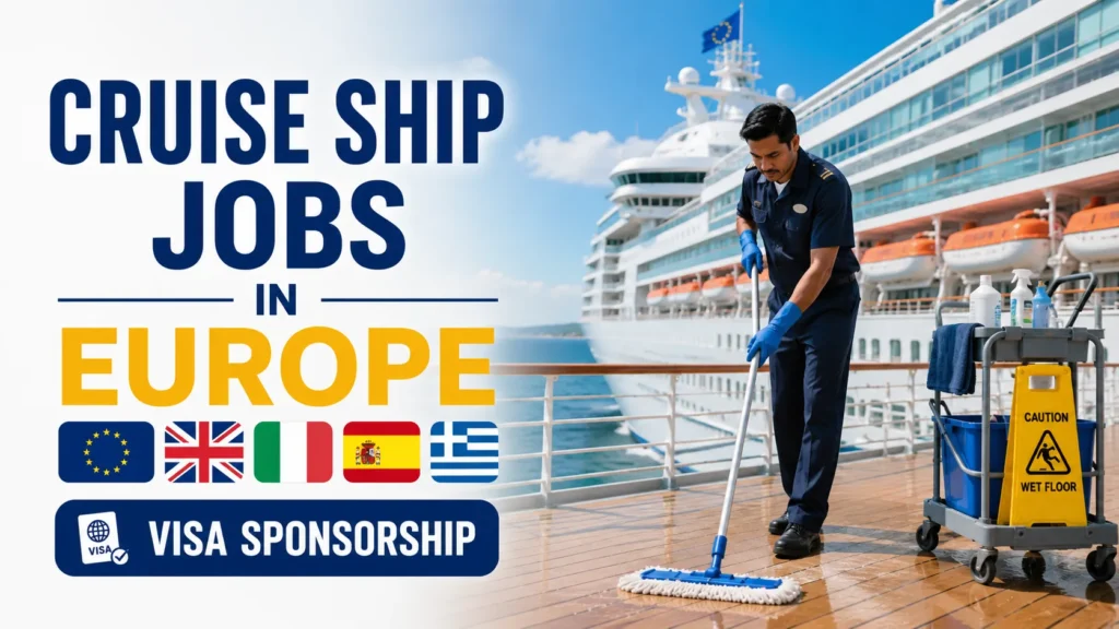 Cruise Ship Jobs in Europe with Visa Sponsorship 2026