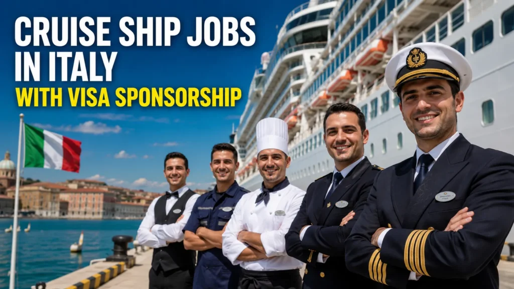 Cruise Ship Jobs in Italy with Visa Sponsorship