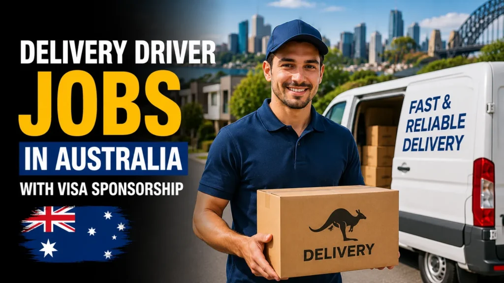 Delivery Driver Jobs in Australia with Visa Sponsorship