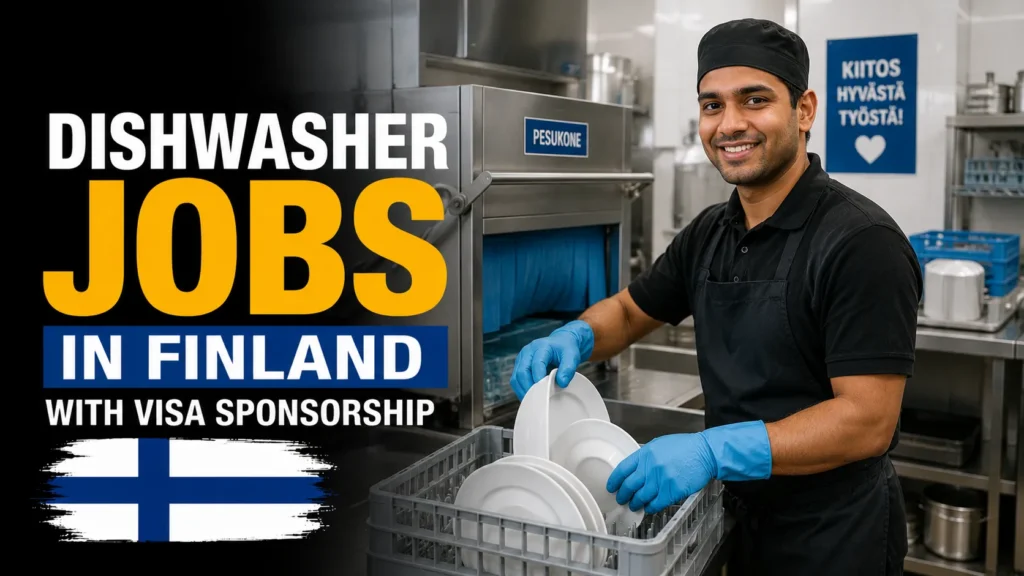 Dishwasher Jobs in Finland with Visa Sponsorship