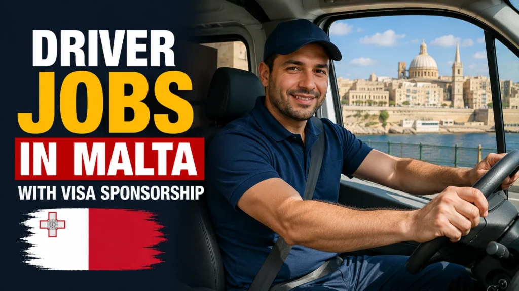 Driver Jobs in Malta with Visa Sponsorship 2026