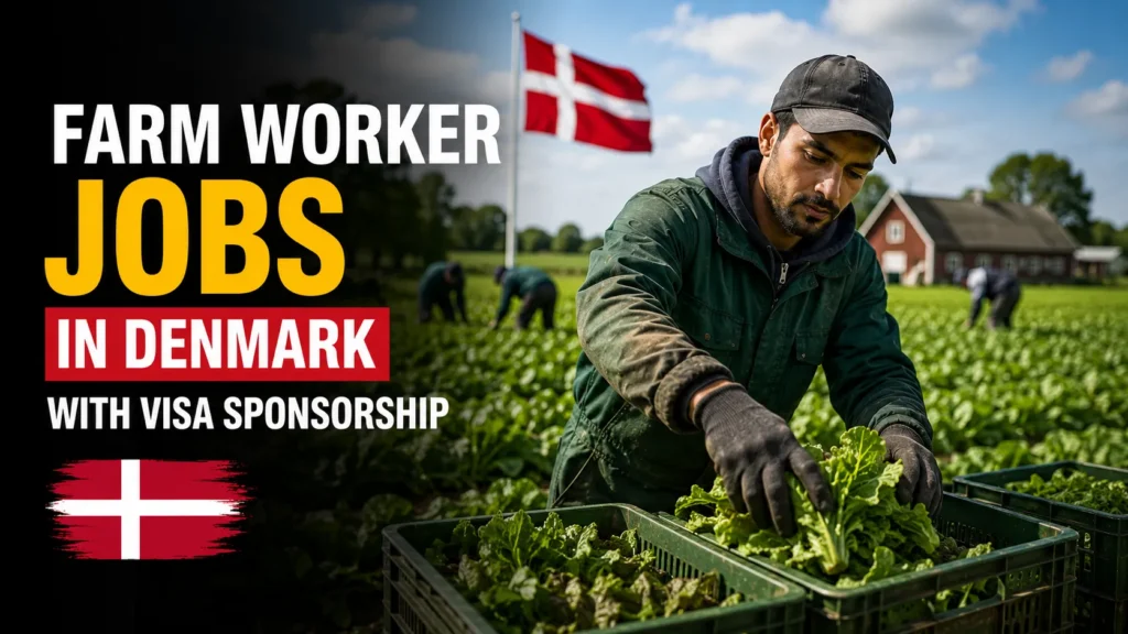 Farm Worker Jobs in Denmark with Visa .Sponsorship