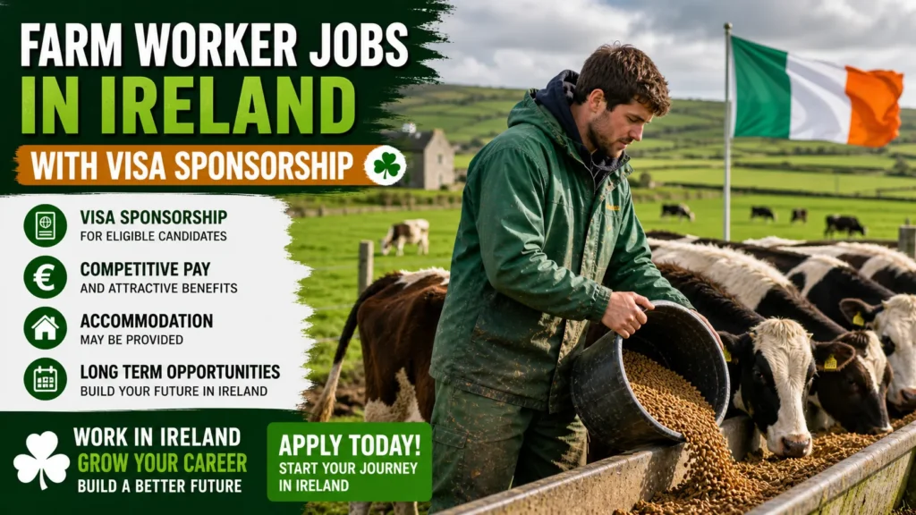 Farm Worker Jobs in Ireland with Visa Sponsorship