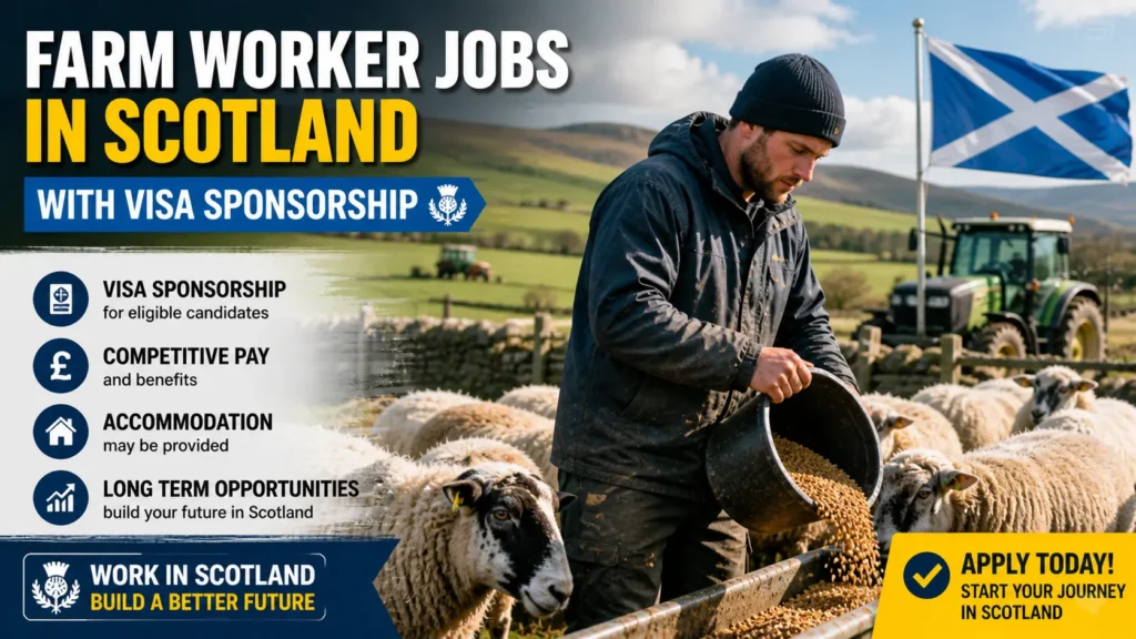 Farm Worker Jobs in Scotland with Visa Sponsorship