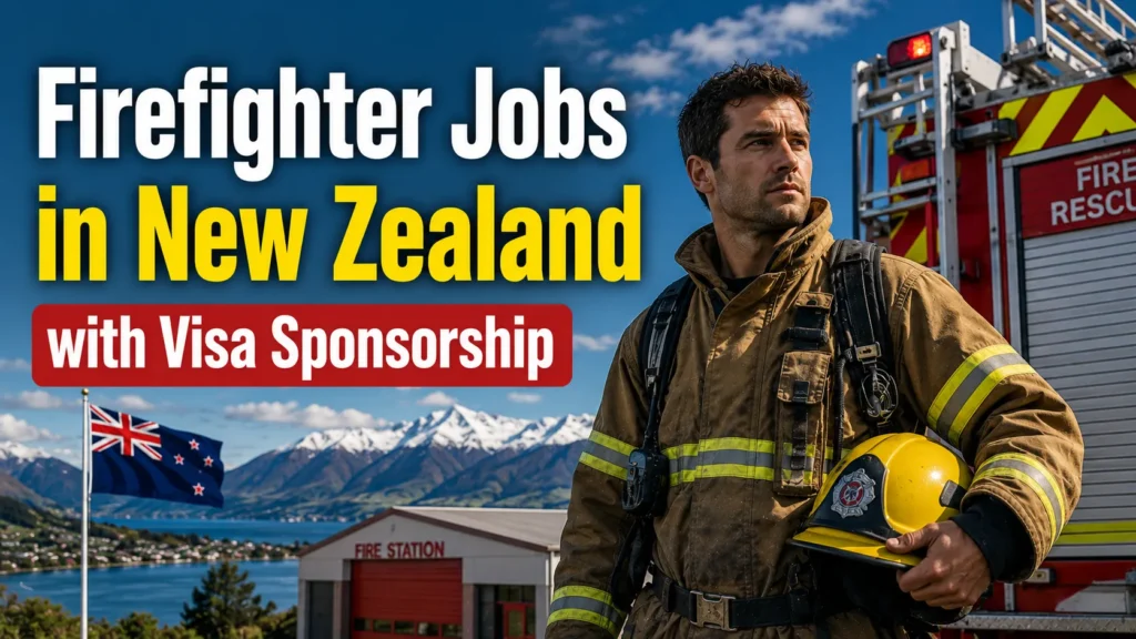 Firefighter Jobs in New Zealand with Visa Sponsorship