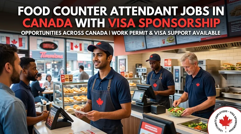 Food Counter Attendant Jobs in Canada with Visa Sponsorship