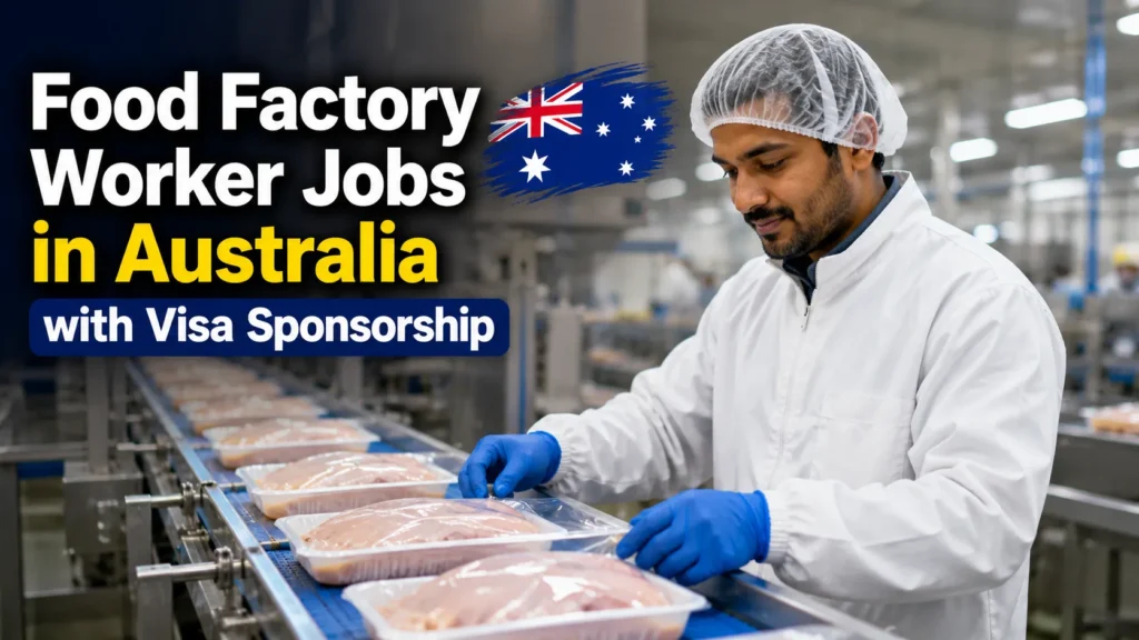 Food Factory Worker Jobs in Australia with Visa Sponsorship 2026