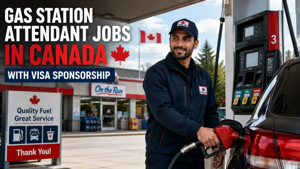 Gas Station Attendant Jobs in Canada with Visa Sponsorship