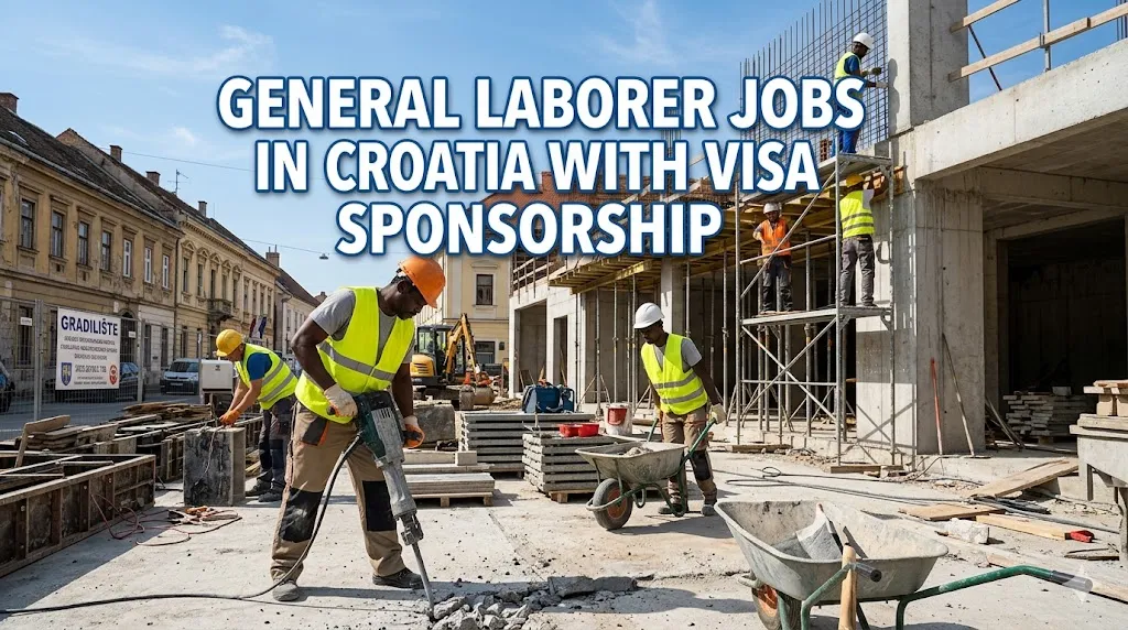 General Laborer Jobs in Croatia with Visa Sponsorship 2026