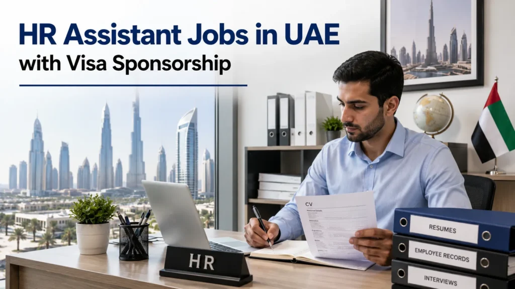 HR Assistant Jobs in UAE with Visa Sponsorship