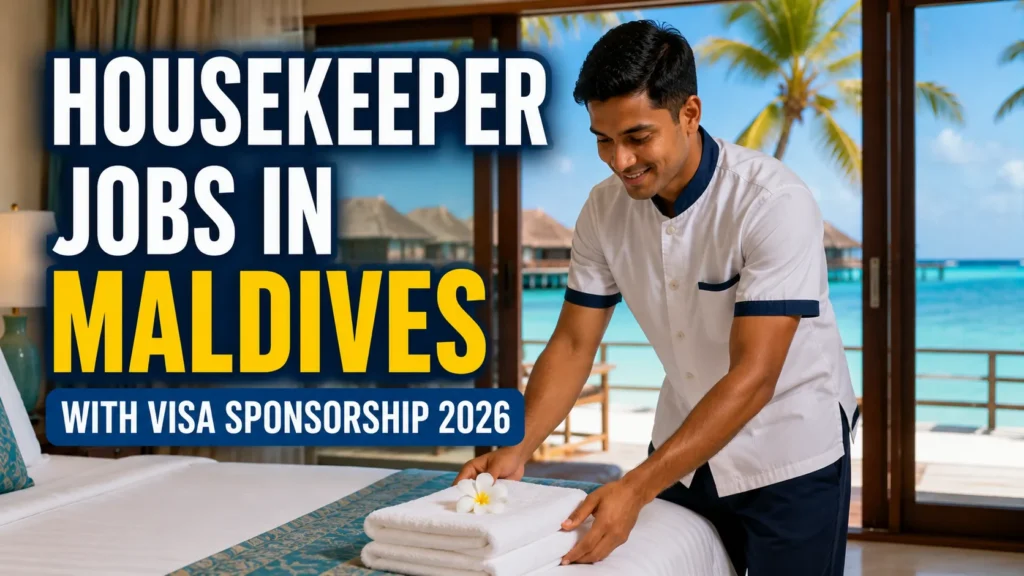 Housekeeper Jobs in Maldives with Visa Sponsorship 2026