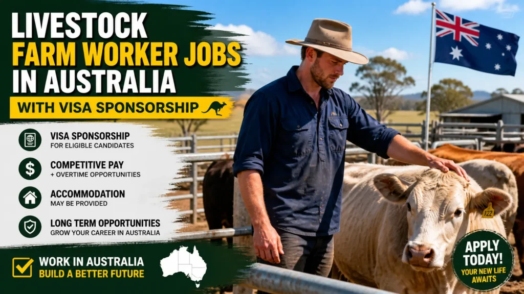Livestock Farm Worker Jobs in Australia with Visa Sponsorship