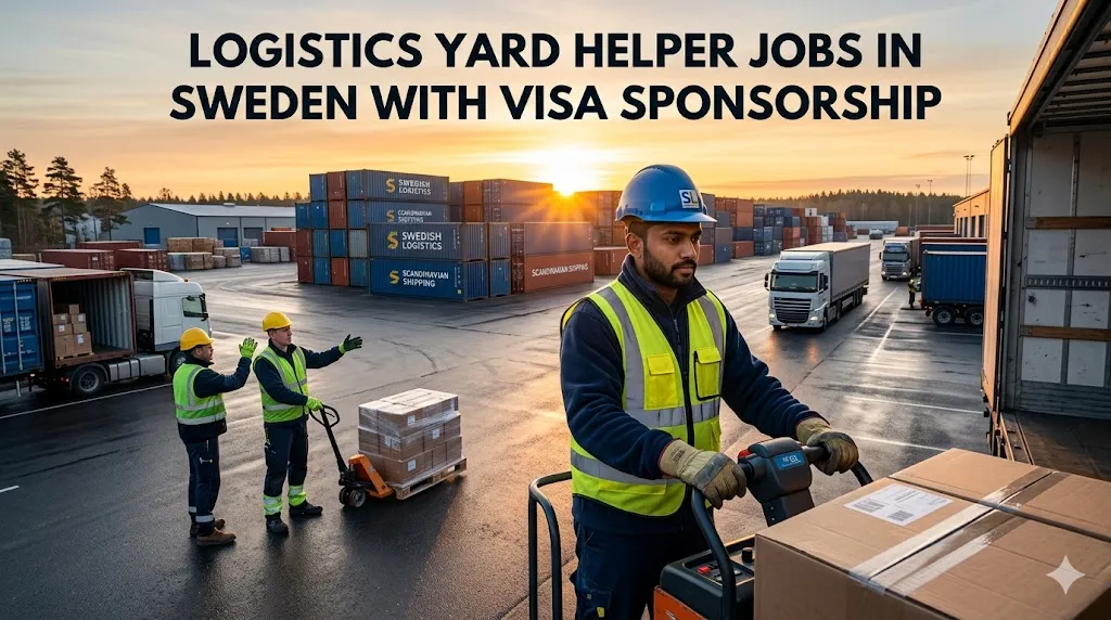 Logistics Yard Helper Jobs in Sweden with Visa Sponsorship