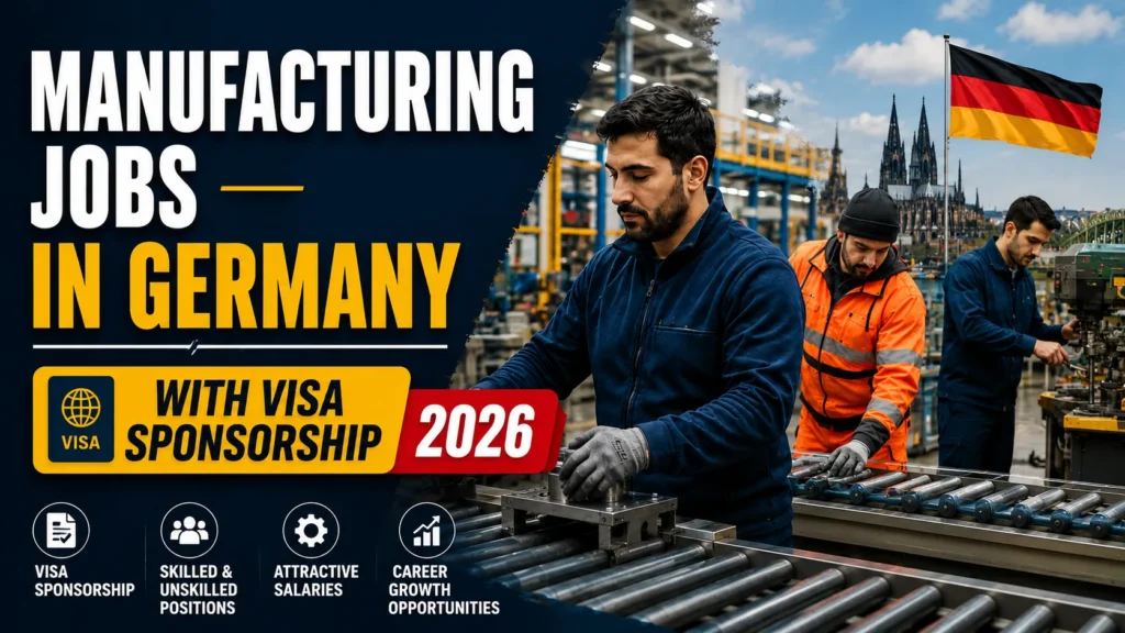 Manufacturing Jobs in Germany with Visa Sponsorship