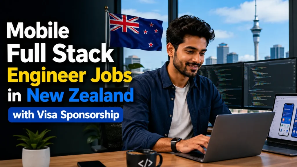 Mobile Full Stack Engineer Jobs in New Zealand with Visa Sponsorship.