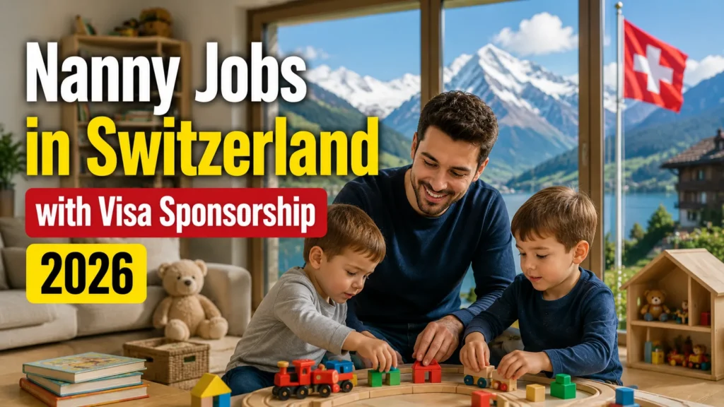 Nanny Jobs in Switzerland with Visa Sponsorship 2026