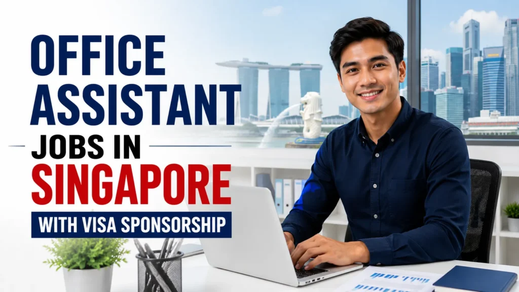 Office Assistant Jobs in Singapore with Visa Sponsorship