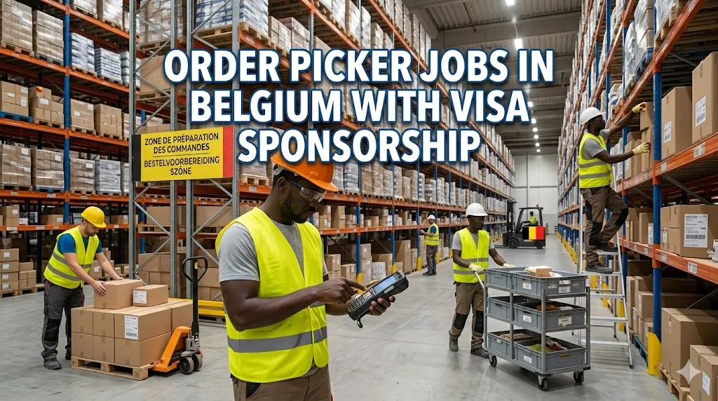 Order Picker Jobs in Belgium with Visa Sponsorship 2026