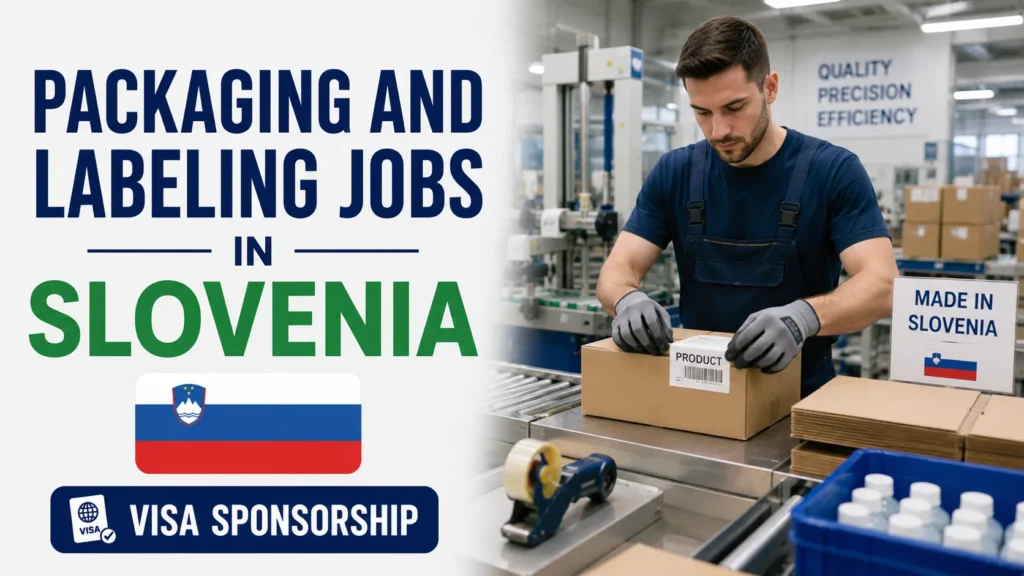 Packaging and Labeling Jobs in Slovenia with Visa Sponsorship