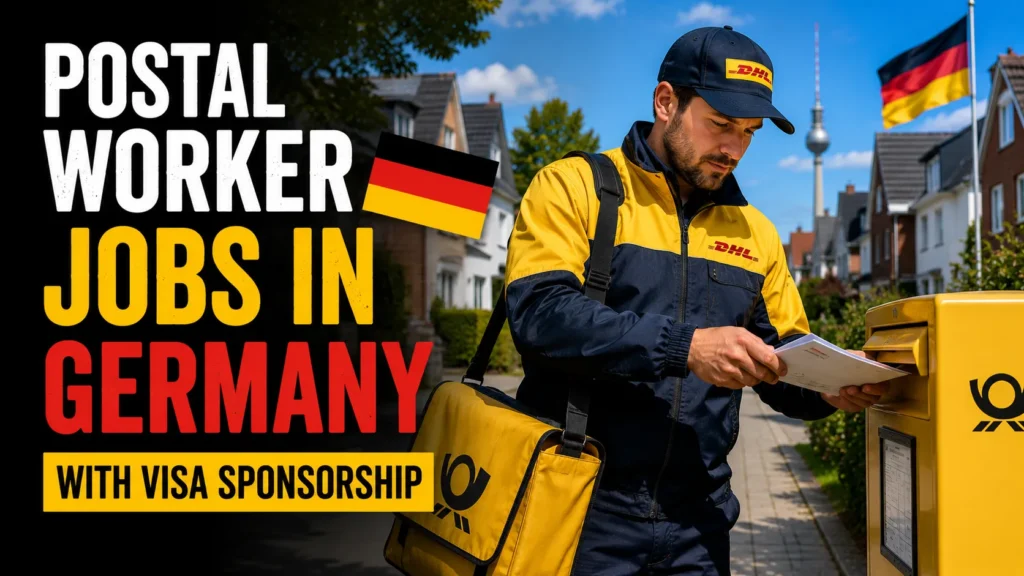 Postal Worker Jobs in Germany with Visa Sponsorship 2026