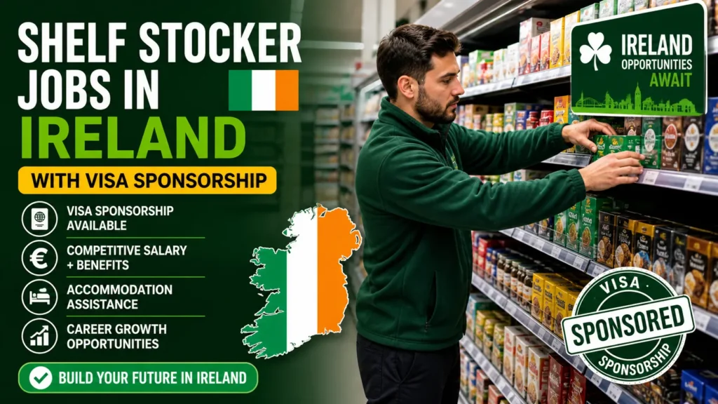 Shelf Stocker Jobs in Ireland with Visa Sponsorship