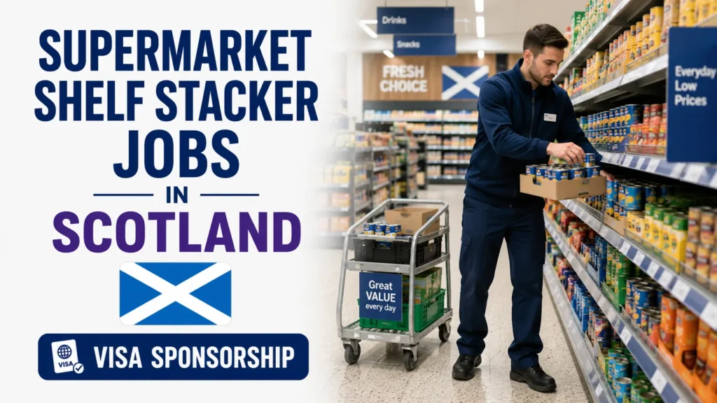 Supermarket Shelf Stacker Jobs in Scotland with Visa Sponsorship 2026