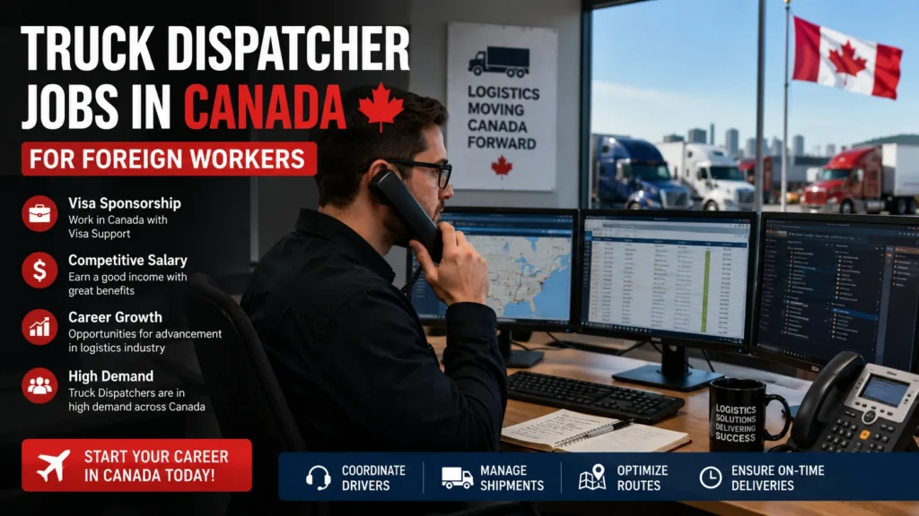 Truck Dispatcher Jobs in Canada for Foreign Workers