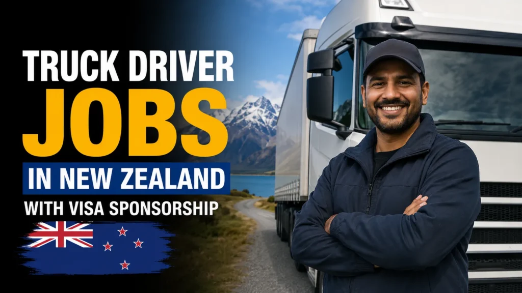 Truck Driver Jobs in New Zealand with Visa Sponsorship.