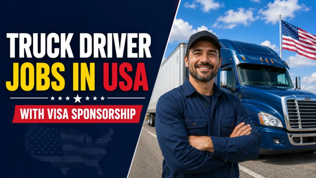 Truck Driver Jobs in USA with Visa Sponsorship