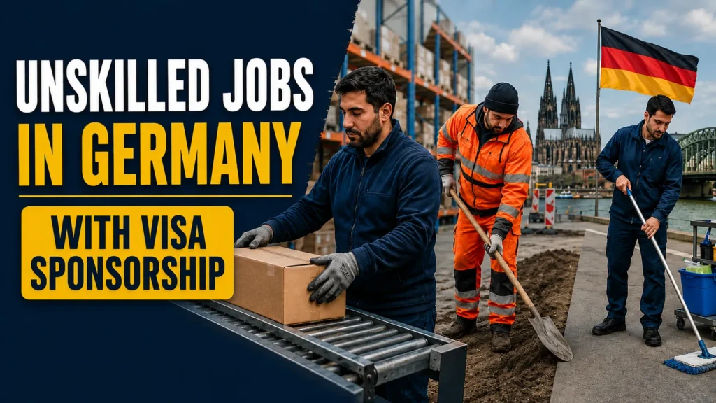 Unskilled Jobs in Germany with Visa Sponsorship 2026