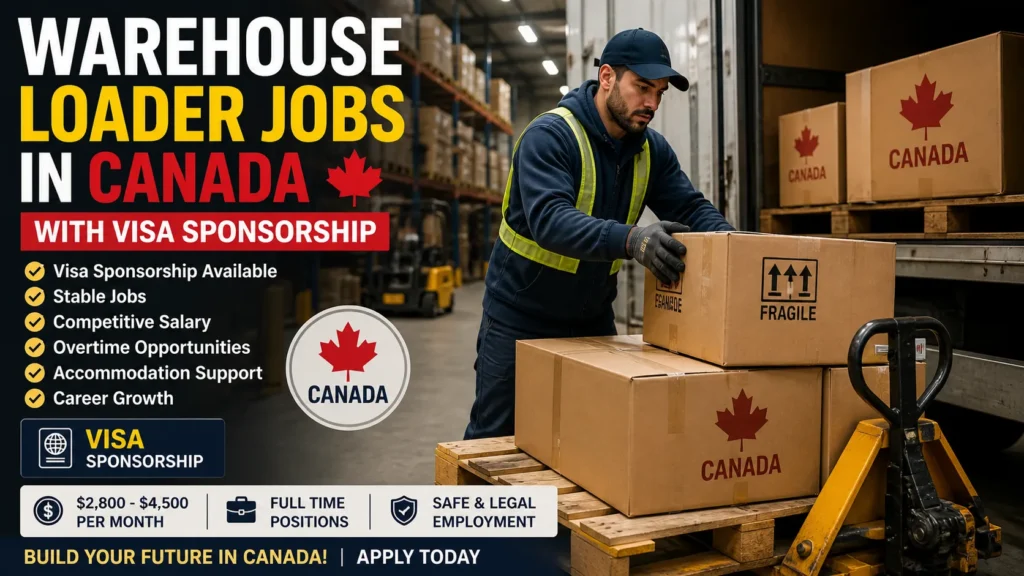 Warehouse Loader Jobs in Canada with Visa Sponsorship 2026