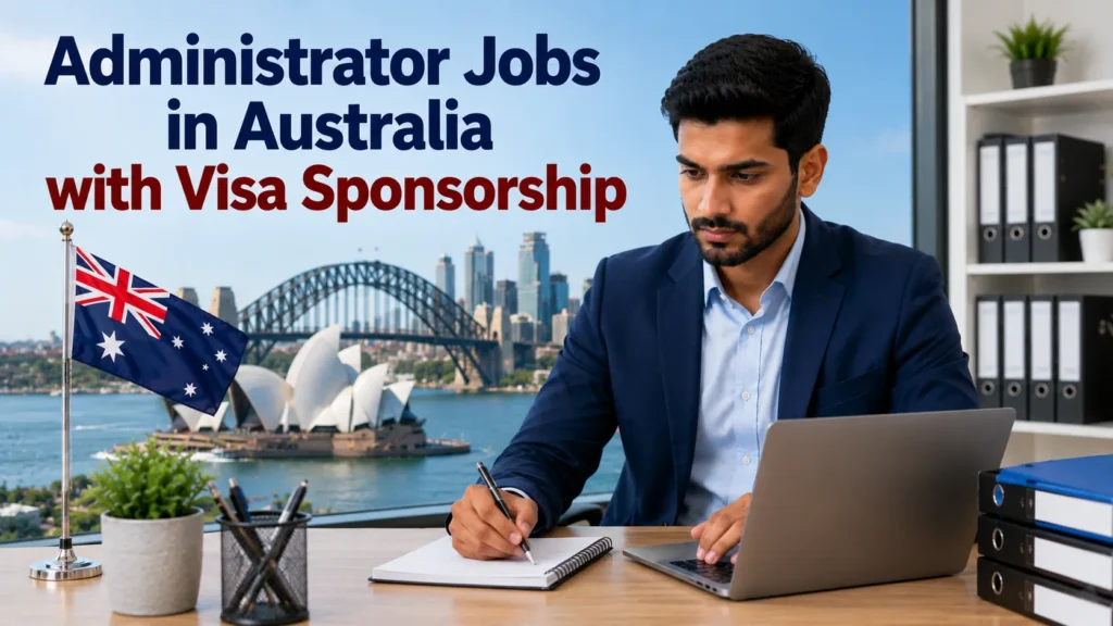 Administrator Jobs in Australia with Visa Sponsorship