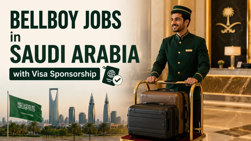 Bellboy Jobs in Saudi Arabia with Visa Sponsorship